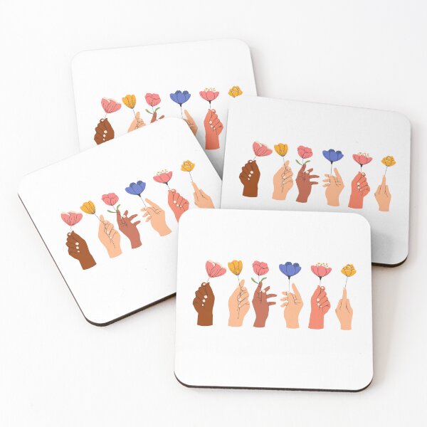 Item preview, Flowers in Every Hand – Women Empowerment Design designed and sold by SunnyBunnyWorks.