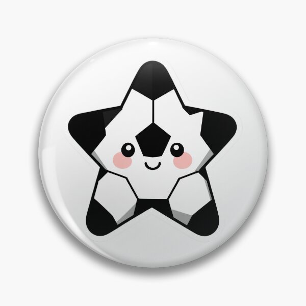 Item preview, Kawaii Star Soccer Ball Sticker designed and sold by M.Store.