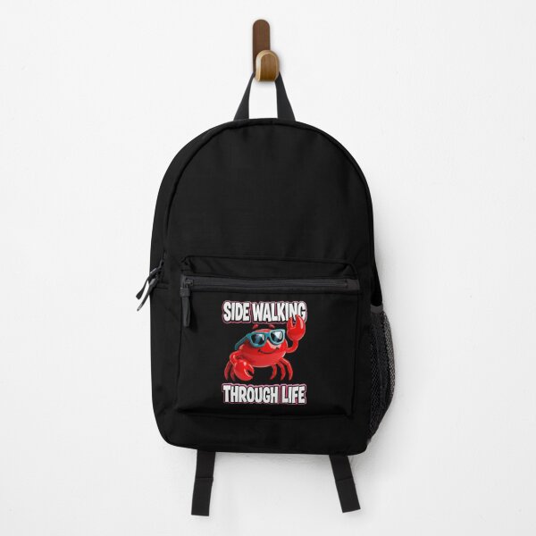 Item preview, Side Walking Through Life Crab Graphic — Funny Sarcastic Summer designed and sold by SkTee2k.