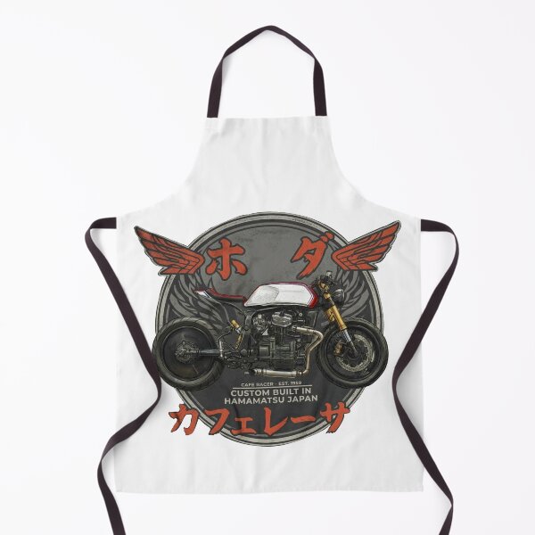 Item preview, Vintage Japanese Cafe Racer Custom Motorcycle Emblem Art designed and sold by Lunevalleyart.