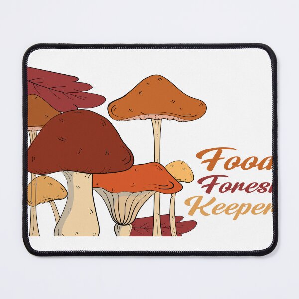 Item preview, Food Forest Keeper Mushroom Foraging Art designed and sold by SP Motif.