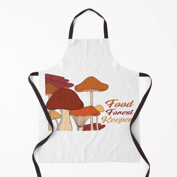Item preview, Food Forest Keeper Mushroom Foraging Art designed and sold by SP Motif.