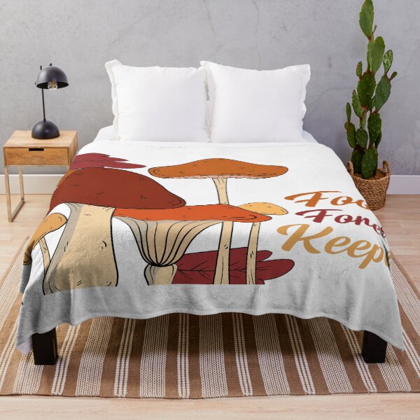 Item preview, Food Forest Keeper Mushroom Foraging Art designed and sold by SP Motif.