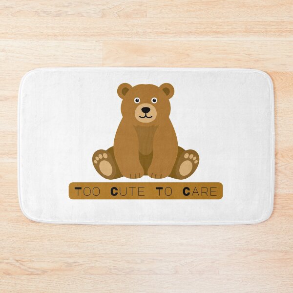 Item preview, Too Cute To Care | Kawaii Bear Design | Cute Aesthetic Artwork designed and sold by Art IN Pack.