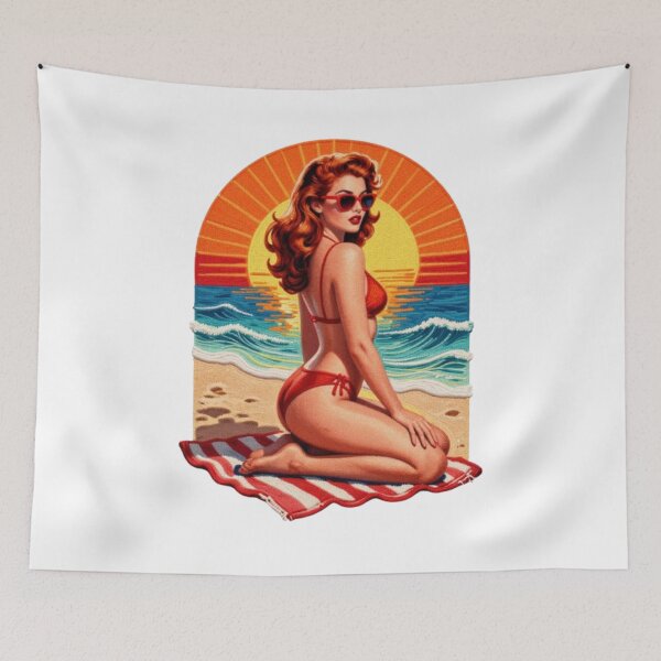 Item preview, "Retro Glamour: Charm and Audacity of Pin-Ups” designed and sold by CHRIST5000.