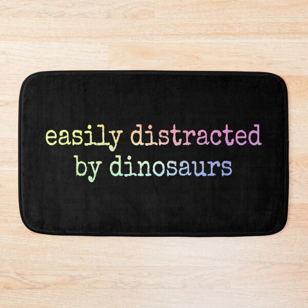 Item preview, Easily Distracted by Dinosaurs Funny Paleontology Dino Lover Gift designed and sold by ScienceCorner.