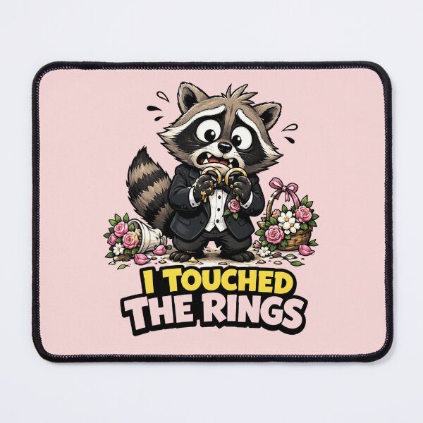Item preview, Funny Raccoon Wedding Shirt designed and sold by Gentlestate.