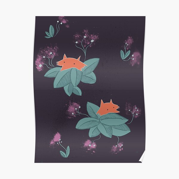 Foxglove Poster