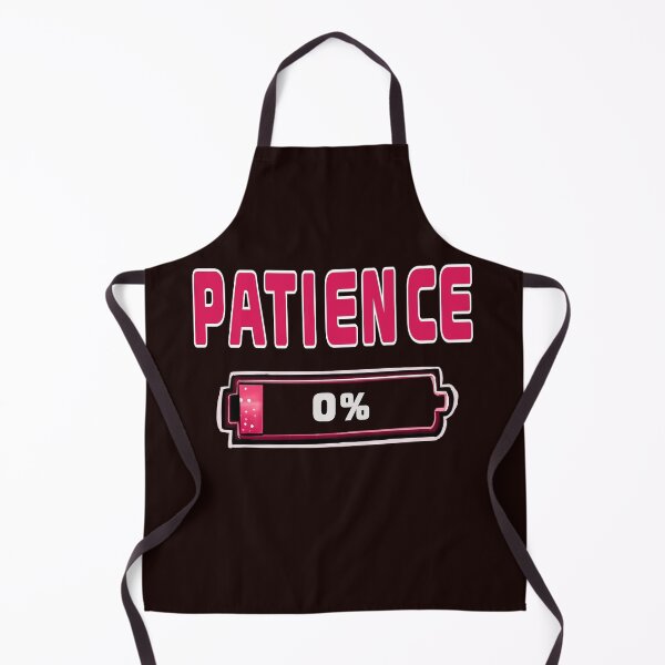 Item preview, Patience 0 Percent Low Battery Pink designed and sold by Artonmytee.