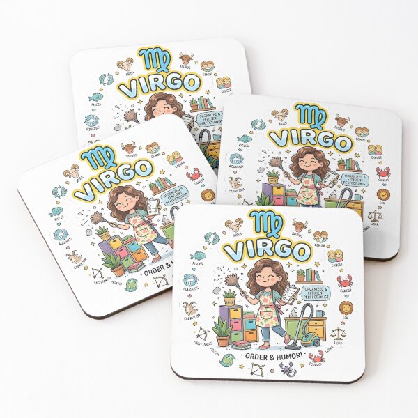 Item preview, Funny Virgo Girl Organized Perfectionist Zodiac Sticker designed and sold by Zodiac Celestial Art.