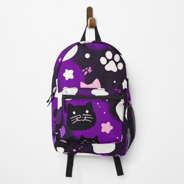 Item preview, Cute Kawaii Cat Pattern Purple Aesthetic Design designed and sold by IMuDesigner.