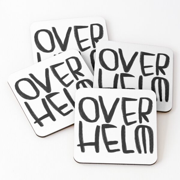 Item preview, Funny slip of the tongue, Overhelm, Overwhelmed designed and sold by badlydrawnbabe.