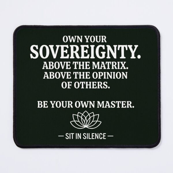 Item preview, Own Your Sovereignty Minimalist—Soft Stillness. designed and sold by SitInSilence24.