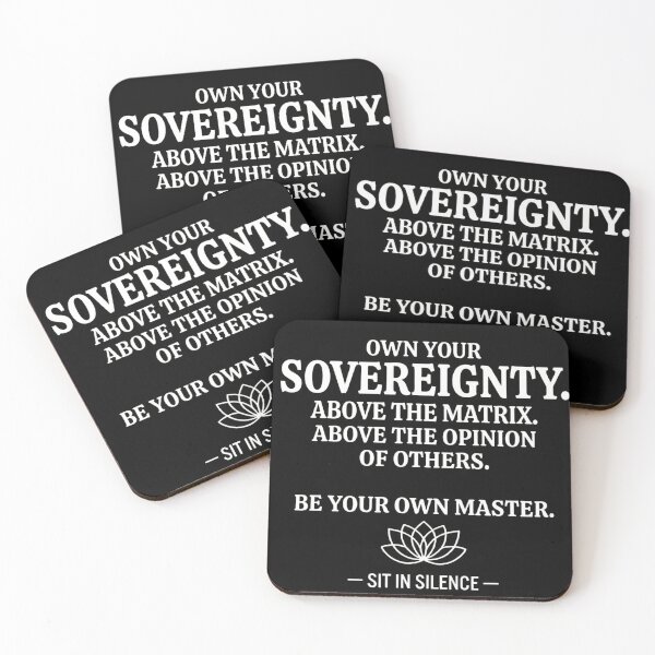 Item preview, Own Your Sovereignty Minimalist—Soft Stillness.  designed and sold by SitInSilence24.