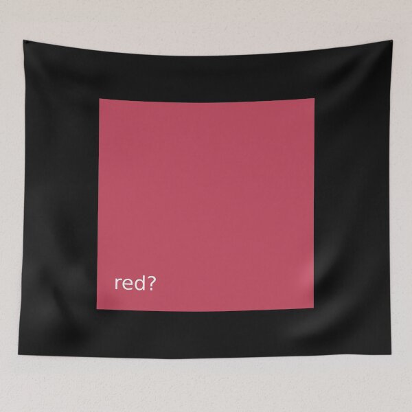 Item preview, Supreme Strawberry Red Question Mark Square designed and sold by Dancing Papaya.