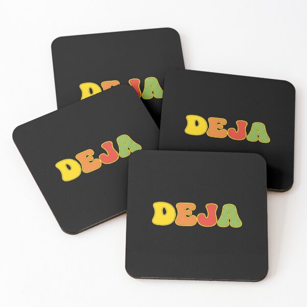 Item preview, ❤️ Deja Personalized Name Wavy Retro Shirt, Coffee Mug, Sticker Gift designed and sold by HelixPedia.
