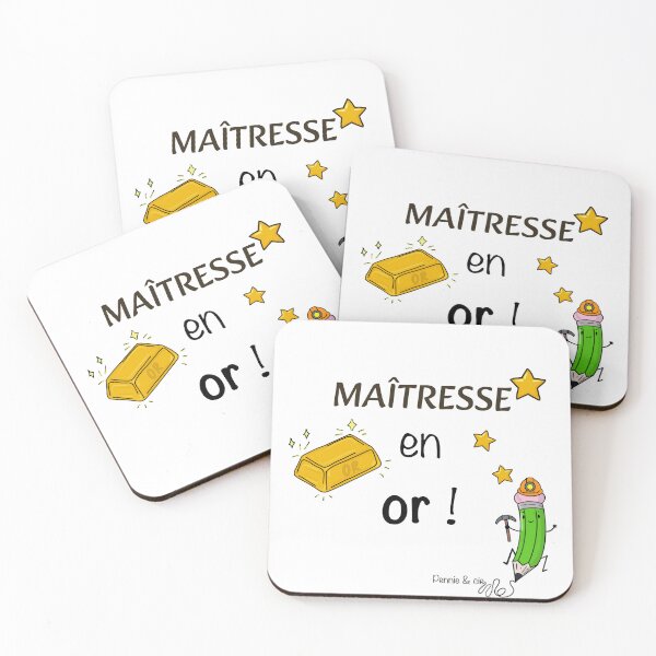 Item preview, Golden Teacher – Gift idea for a kindergarten or primary school teacher designed and sold by Pennie & cie.