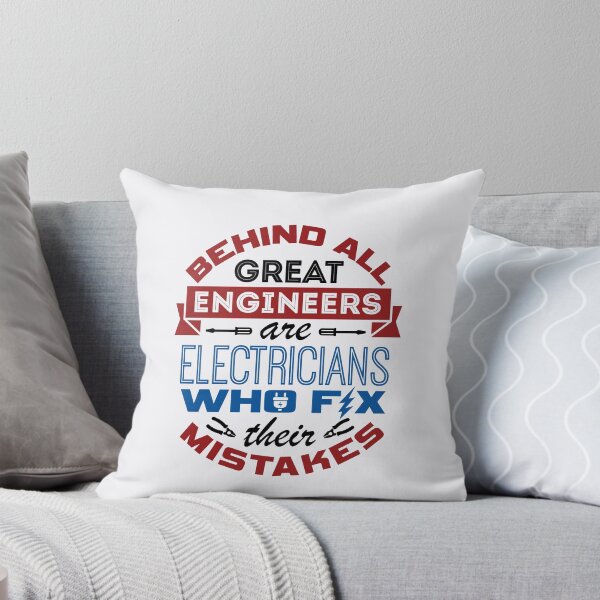 Item preview, Behind All Great Engineers Are Electricians Who Fix Their Mistakes designed and sold by jaygo.