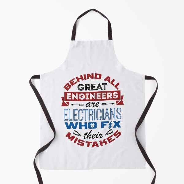 Item preview, Behind All Great Engineers Are Electricians Who Fix Their Mistakes designed and sold by jaygo.