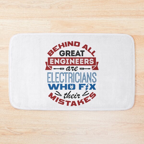 Item preview, Behind All Great Engineers Are Electricians Who Fix Their Mistakes designed and sold by jaygo.