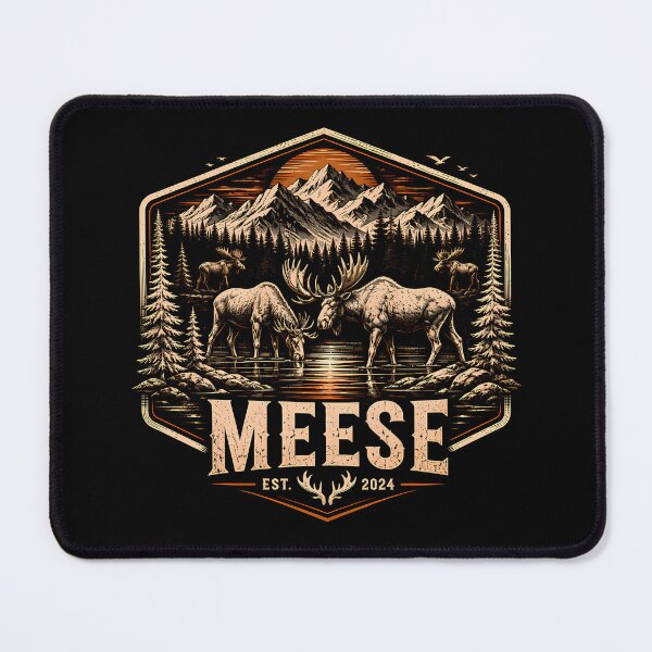 Item preview, Vintage Moose Lake Badge - Meese Est. 2024 Wilderness Retro AestheticDesign designed and sold by Trinidesigns123.