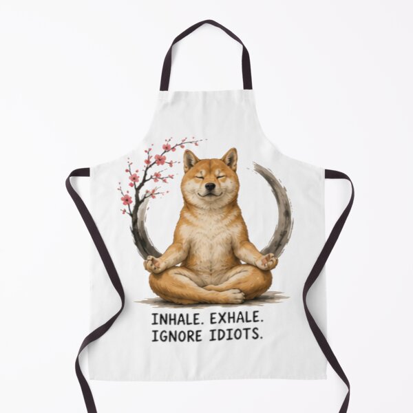 Item preview, Meditating Shiba Inu Funny Zen Dog designed and sold by Alma en Cada Detalle.