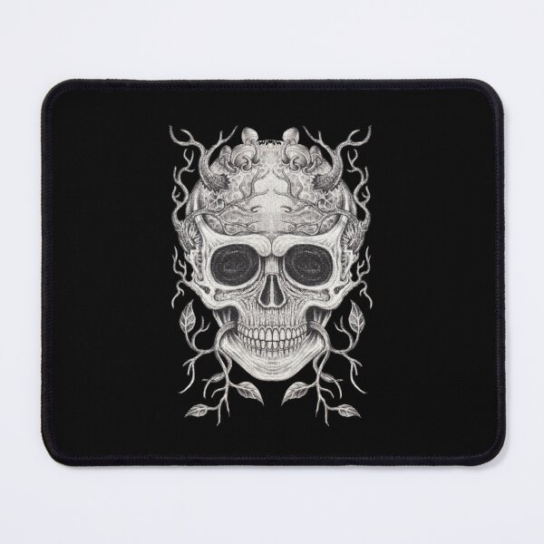 Item preview, Surreal art skull with nature. designed and sold by Jiwsurreal.