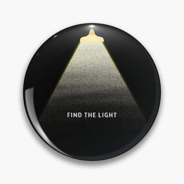 Item preview, Find the Light Minimalist Motivational Lamp Design designed and sold by Lynn Creates.