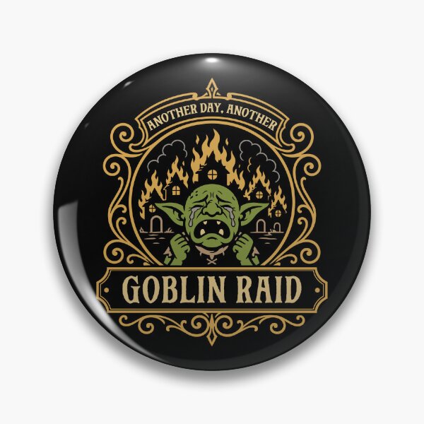 Item preview, Goblin Raid Funny Monster Perspective RPG designed and sold by pixeptional.