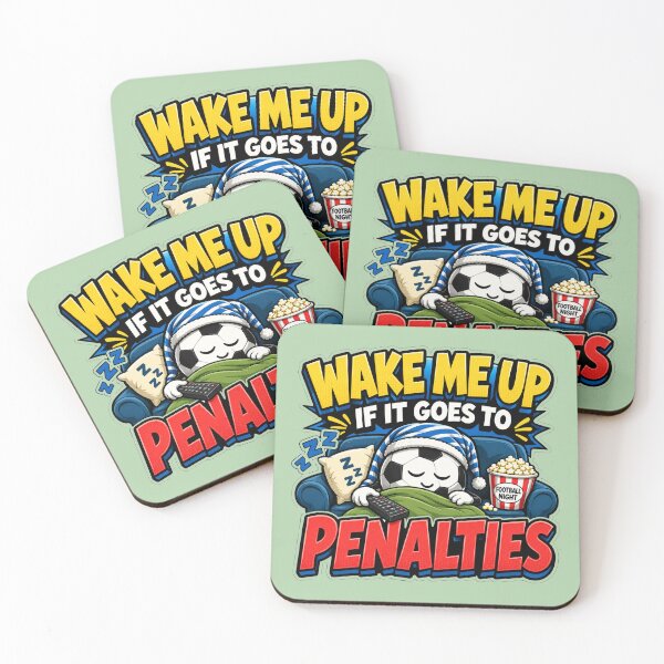 Item preview, Wake Me Up If It Goes To Penalties Funny Football Design designed and sold by planetreynolds.