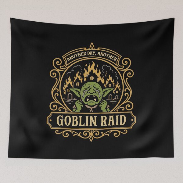 Item preview, Goblin Raid Funny Monster Perspective RPG designed and sold by pixeptional.