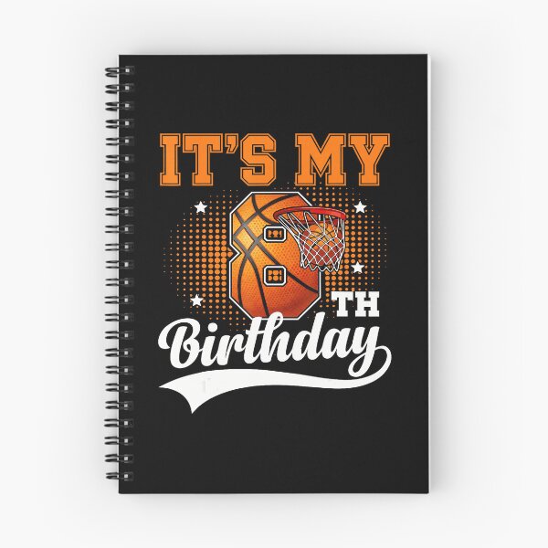 Item preview, Basketball Eighth Birthday Retro for Turning Eight designed and sold by allistermariam.