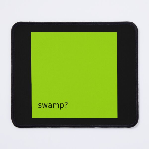 Item preview, Supreme Green Swamp Question Mark Square designed and sold by Dancing Papaya.