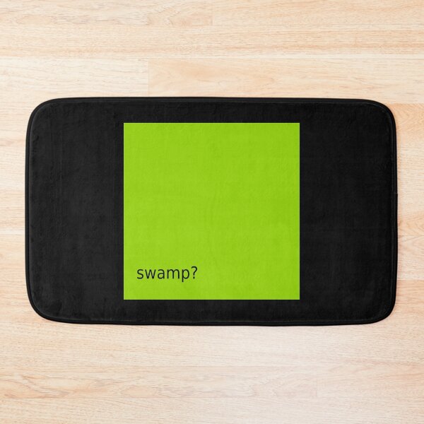 Item preview, Supreme Green Swamp Question Mark Square designed and sold by Dancing Papaya.