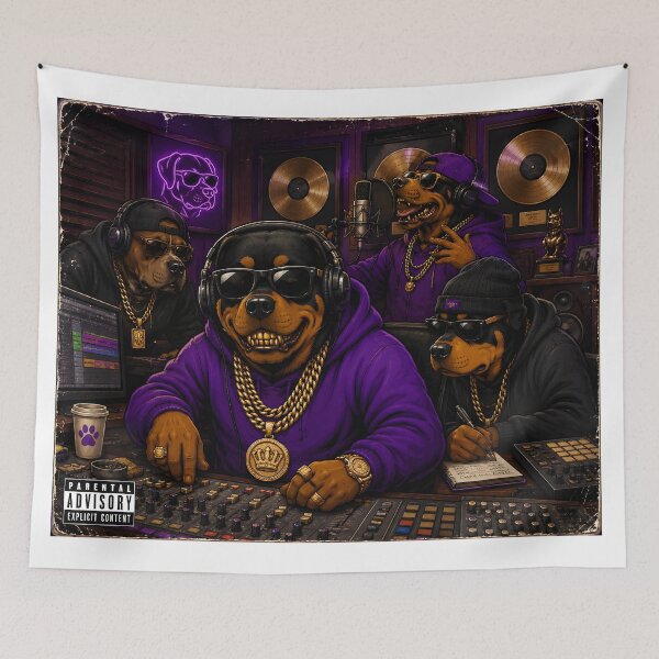 Item preview, Dawgs in the Studio designed and sold by TopBananaInk - Digital & Print Design.
