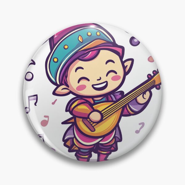 Item preview, Cozy Bard with Lute 4 designed and sold by Wircon Studio.