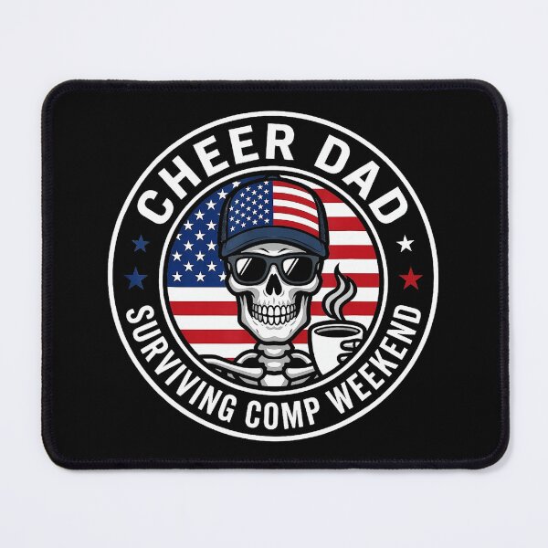 Item preview, Skeleton Cheer Dad Coffee for Competition Weekend Chaos designed and sold by zamiokaline.
