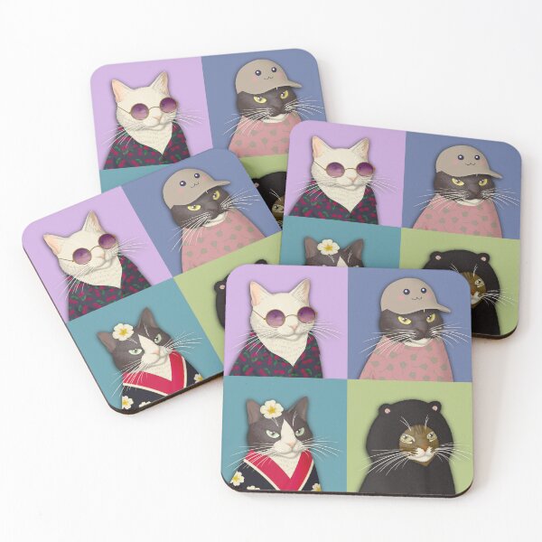 Item preview, Cute Cats - Cat Pop Art designed and sold by Scolliecat.
