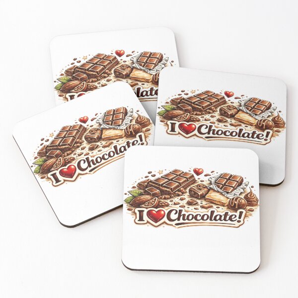 Item preview, I Love Chocolate Skyline designed and sold by Stickimaison.