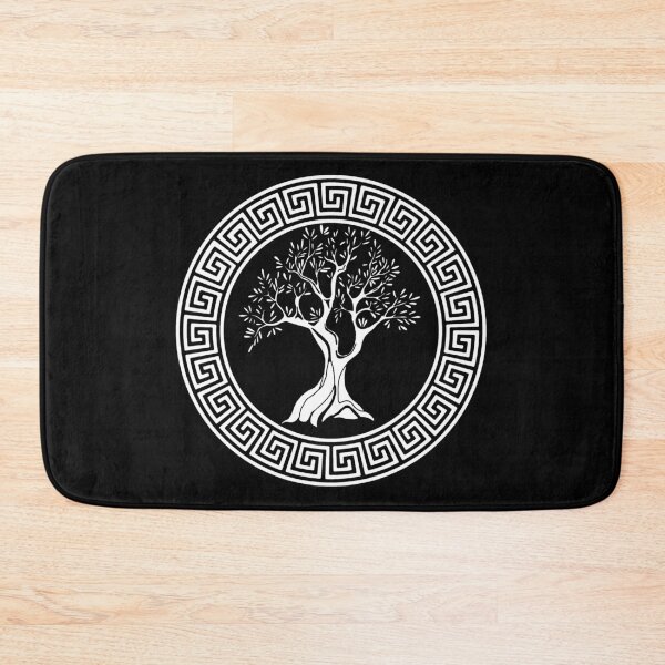 Item preview, Greek symbol of the olive tree (white) designed and sold by Lagueny.