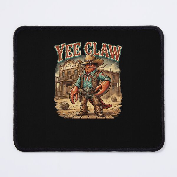 Item preview, YEE CLAW Funny Lobster Cowboy Western Pun designed and sold by snowry.