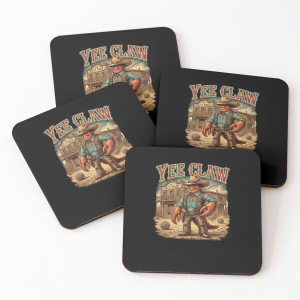 Item preview, YEE CLAW Funny Lobster Cowboy Western Pun designed and sold by snowry.