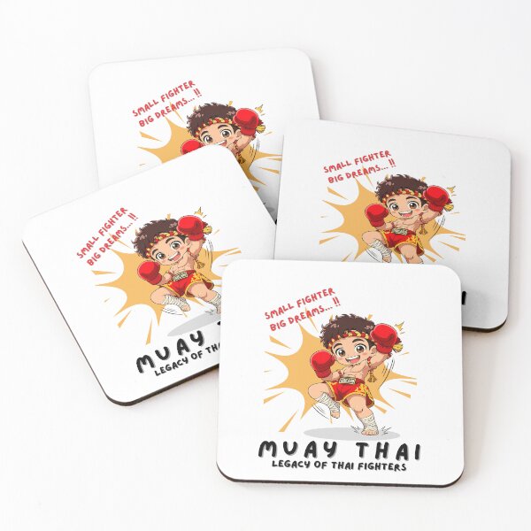 Item preview, Welcome Thailand – Small Fighter Big Dreams Cute Muay Thai Travel Cartoon designed and sold by Beeform.