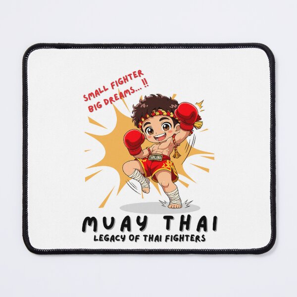 Item preview, Welcome Thailand – Small Fighter Big Dreams Cute Muay Thai Travel Cartoon designed and sold by Beeform.