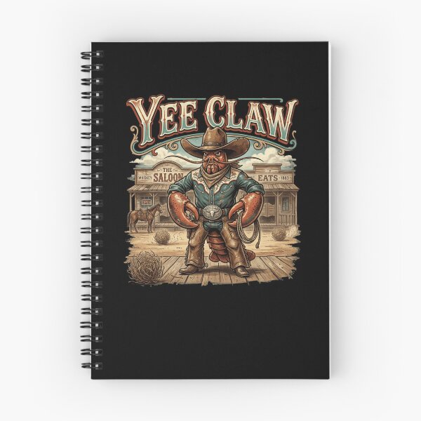 Item preview, YEE CLAW Lobster Cowboy Wild West Saloon funny pun designed and sold by snowry.