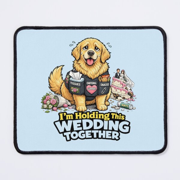 Item preview, Emotional Support Golden Retriever Wedding Gift designed and sold by Gentlestate.