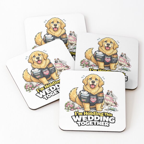 Item preview, Emotional Support Golden Retriever Wedding Gift designed and sold by Gentlestate.