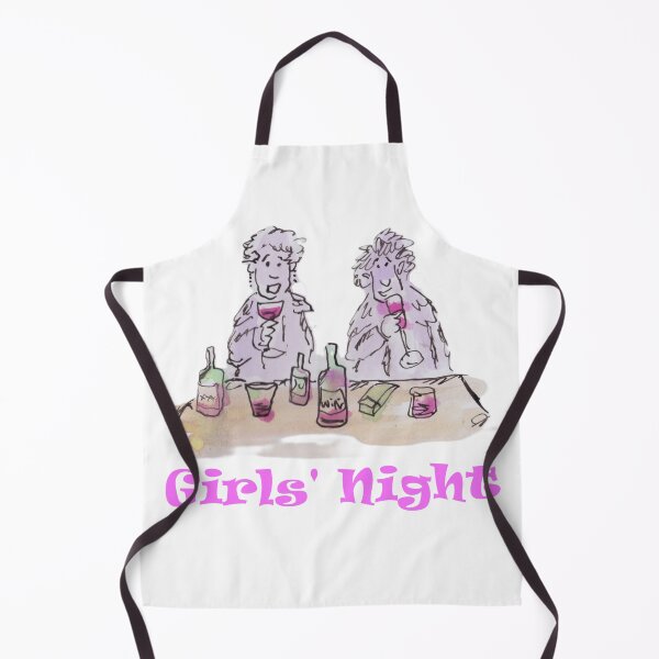 Item preview, Two ladies sitting having a glass of wine designed and sold by Inky Fingers Illustrations.