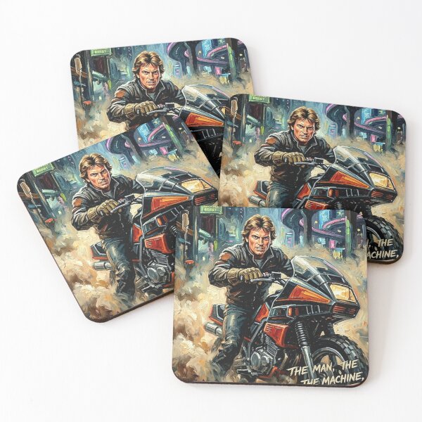Item preview, The Man, The Machine – Street Hawk Fine Art Print designed and sold by Art's Diner.