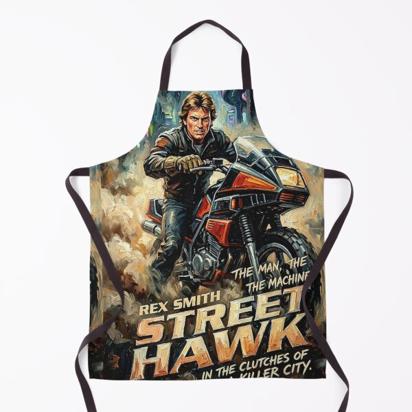 Item preview, The Man, The Machine – Street Hawk Fine Art Print designed and sold by Art's Diner.
